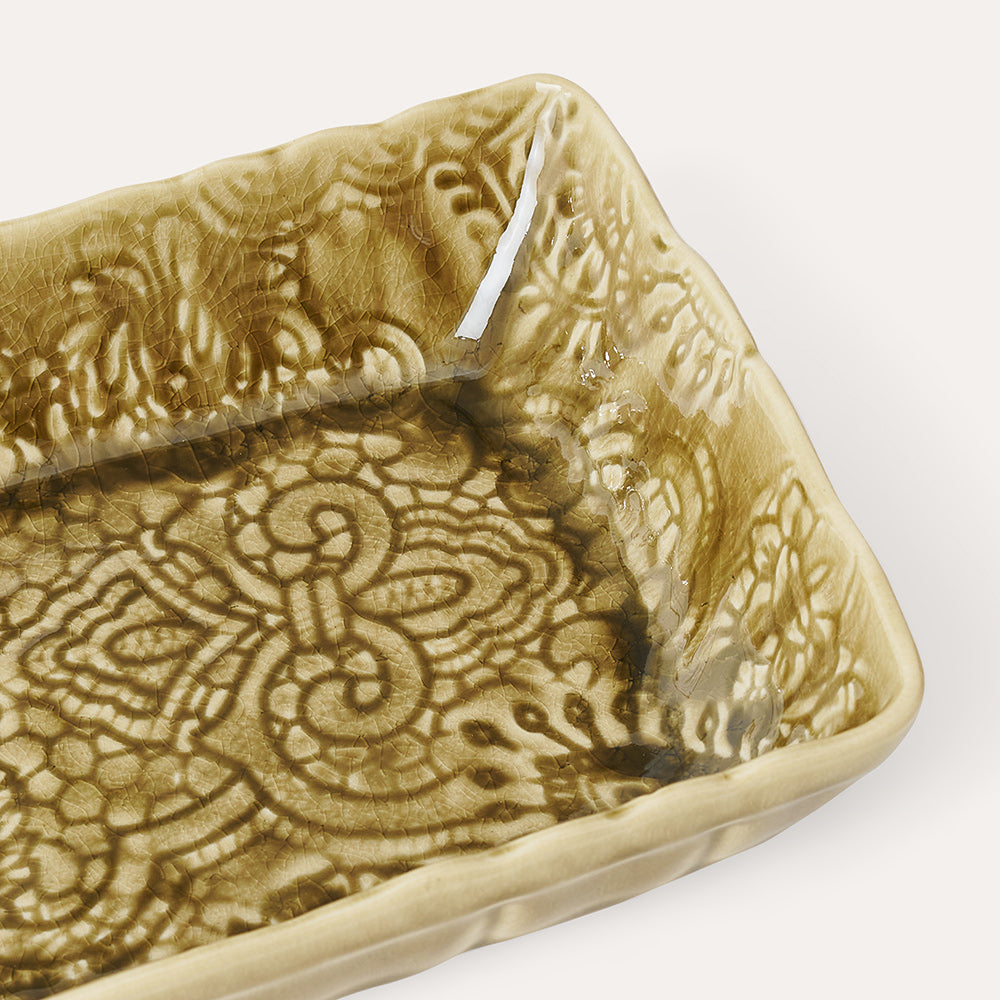 Ildfast form 23x15 cm Sand