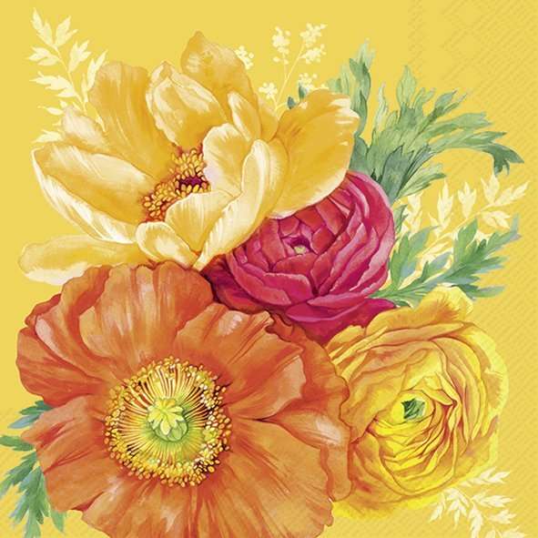 Napkin lunch Joni Yellow