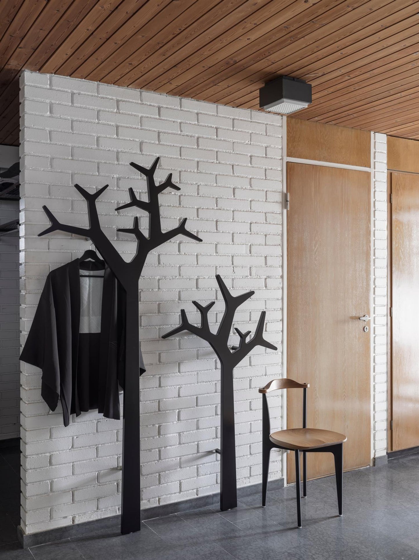 Swedese Tree Wall Coat Rack White 134 cm