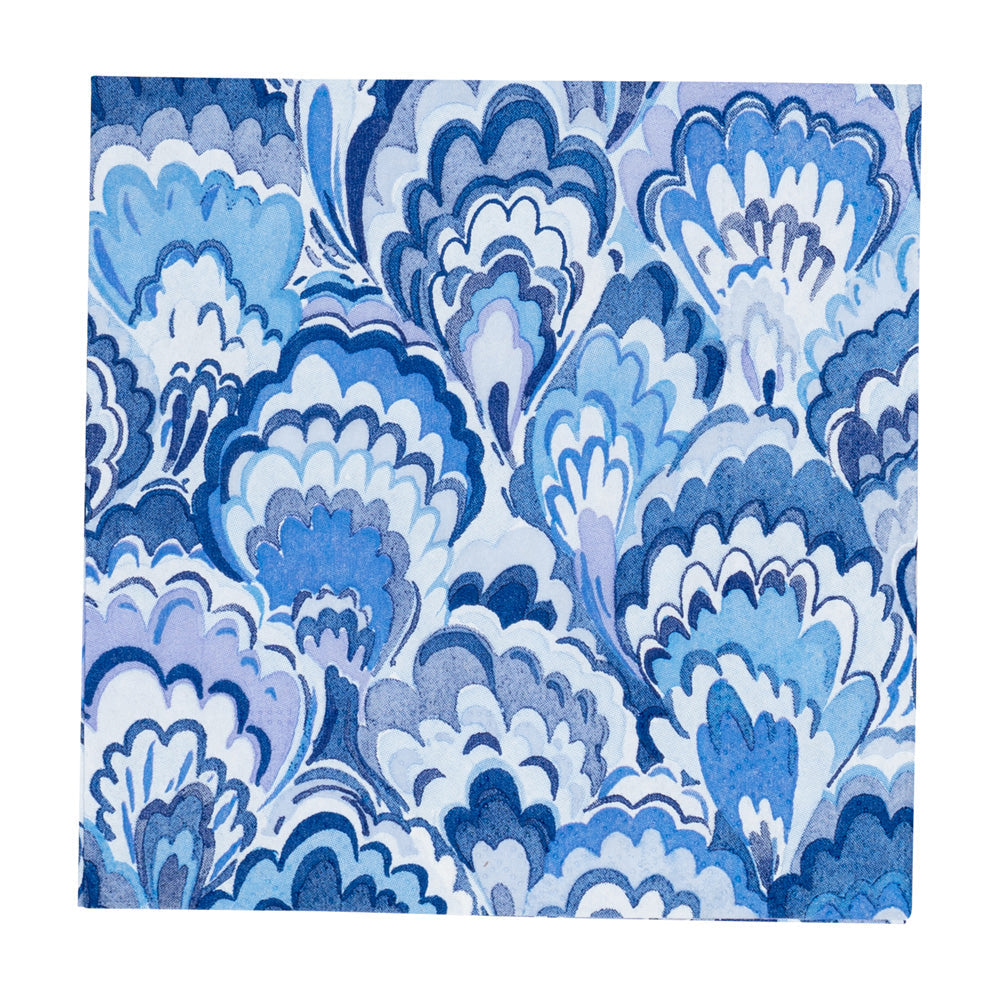 Napkin coffee Marbled ceramic indigo