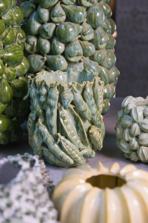 Vase fig green 16x18 cm
