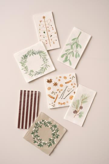 Serviett buffét Furugren m/kongler