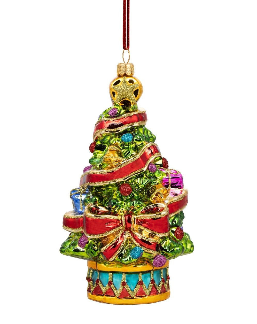 Christmas Tree With Ribbon