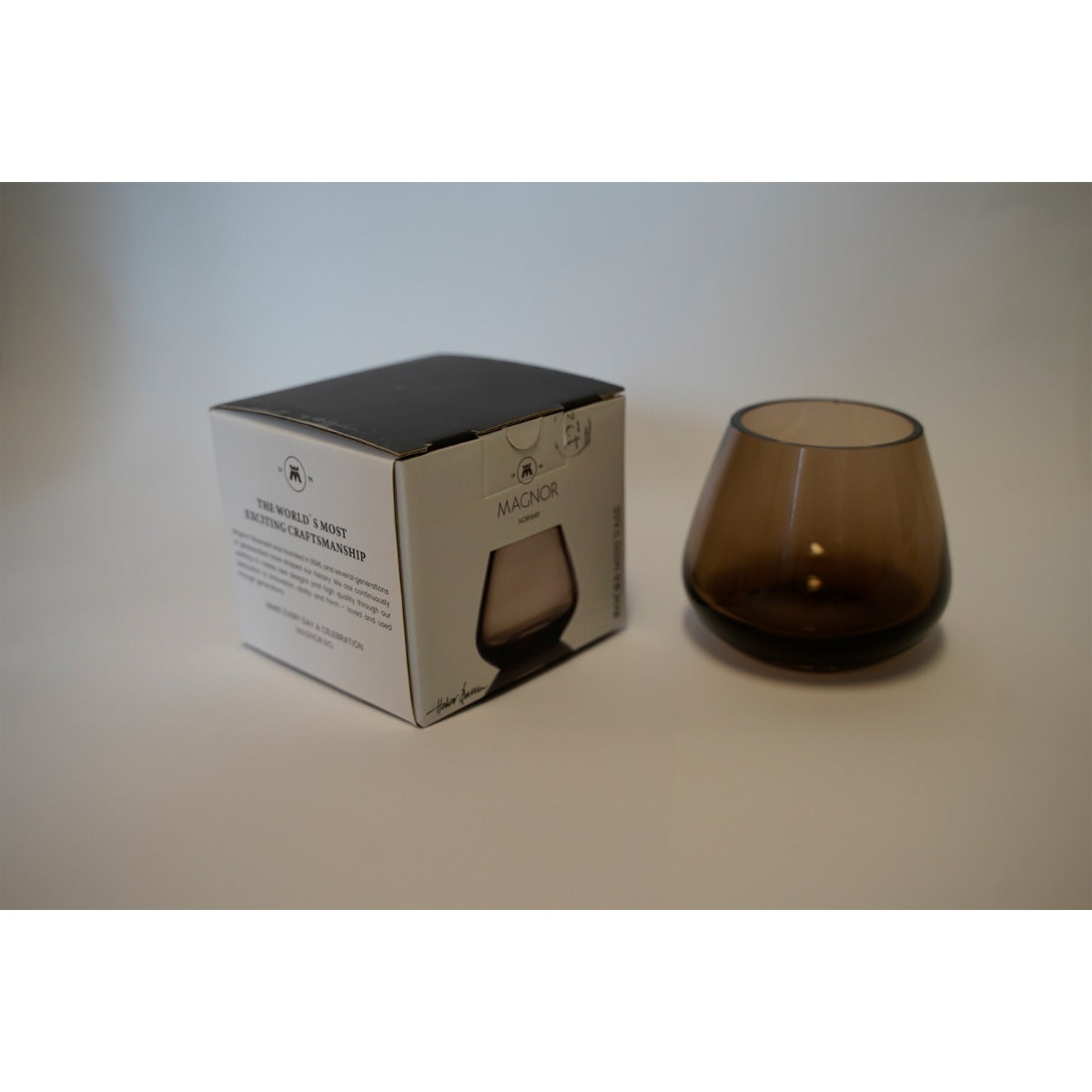 Rocks tea light holder Topaz 8.5 cm