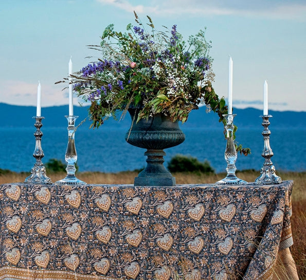 Duk Oriental Mørk Blå 150x230 cm