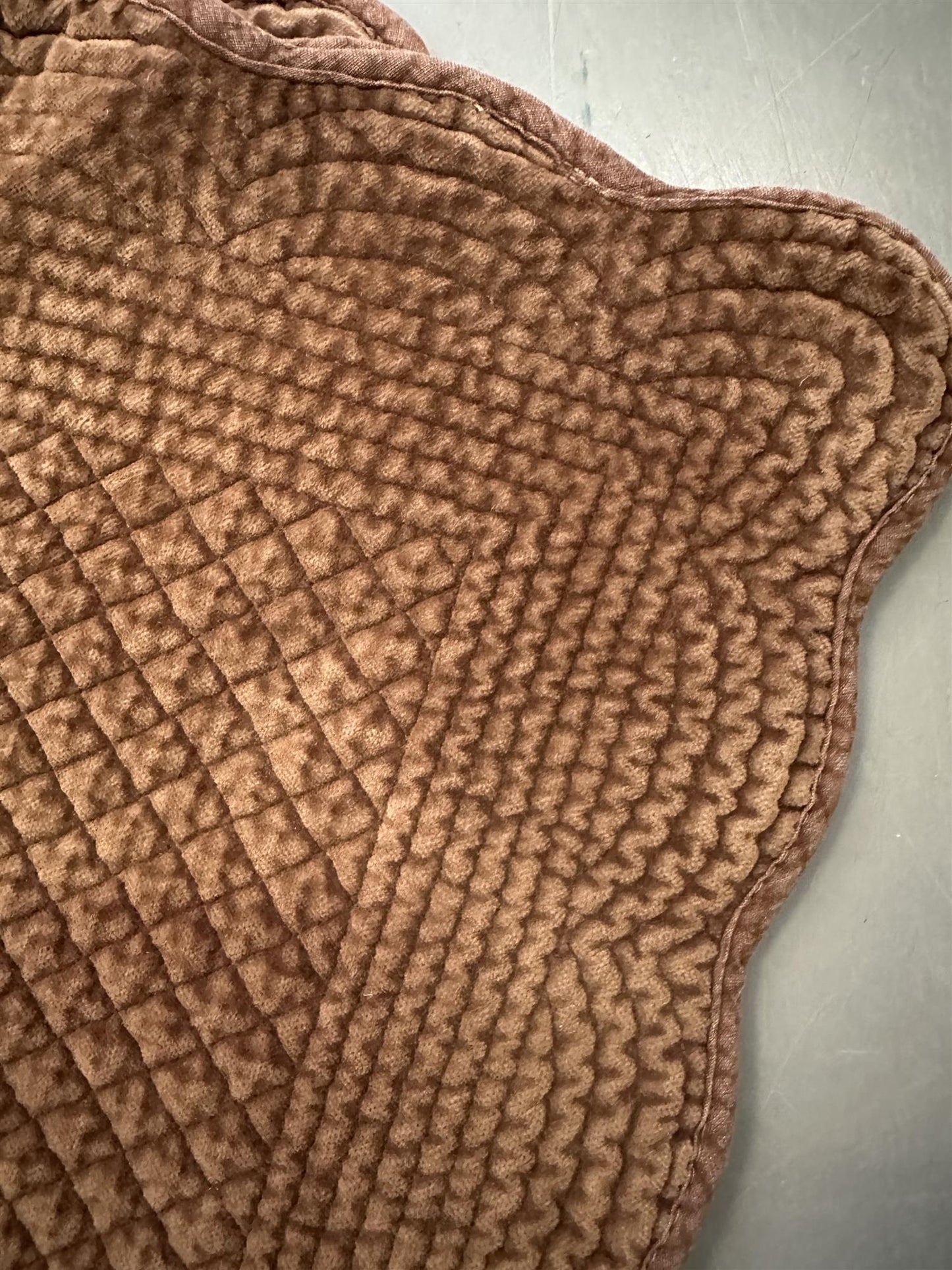 Spisebrikke velour Chocolate 35x50 cm