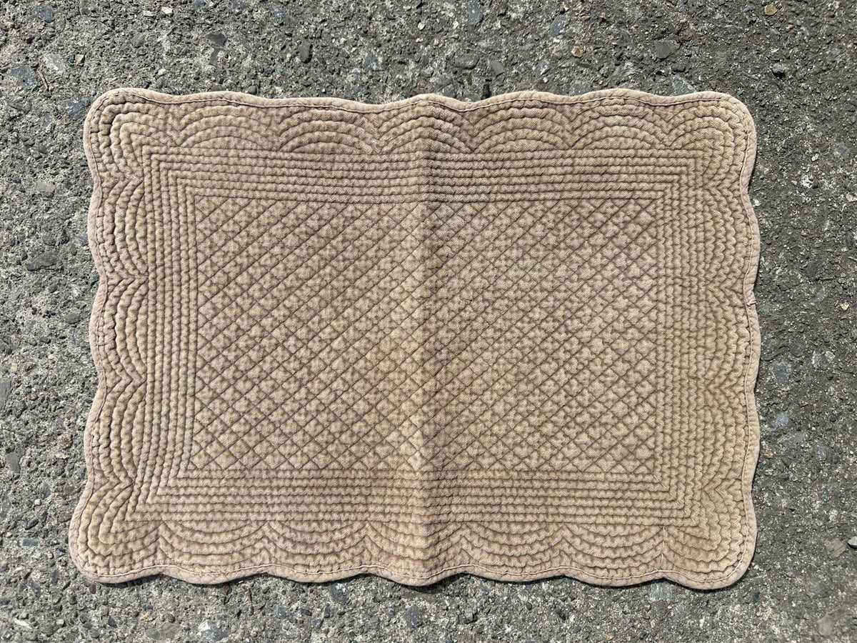 Placemat velour Latte