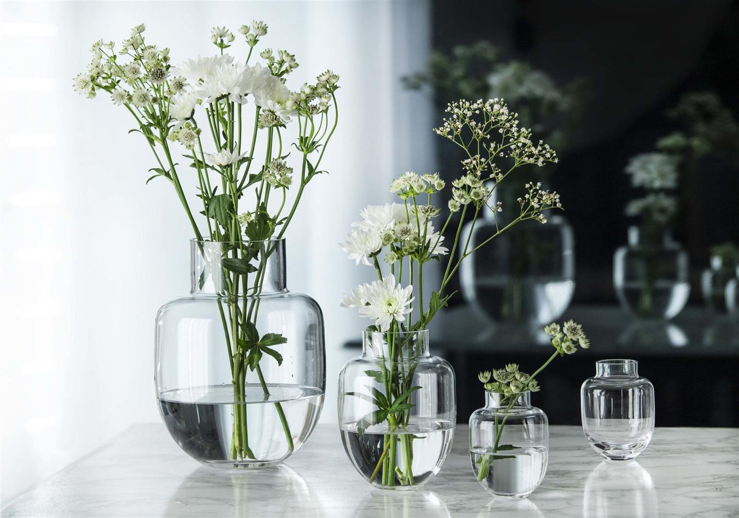 Vase Family klar 26 cm