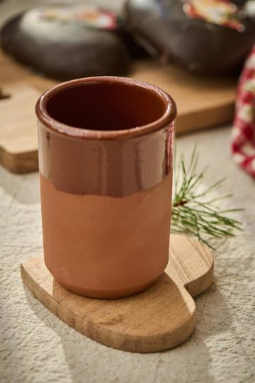 Glassbrikke hjerte 4 stk