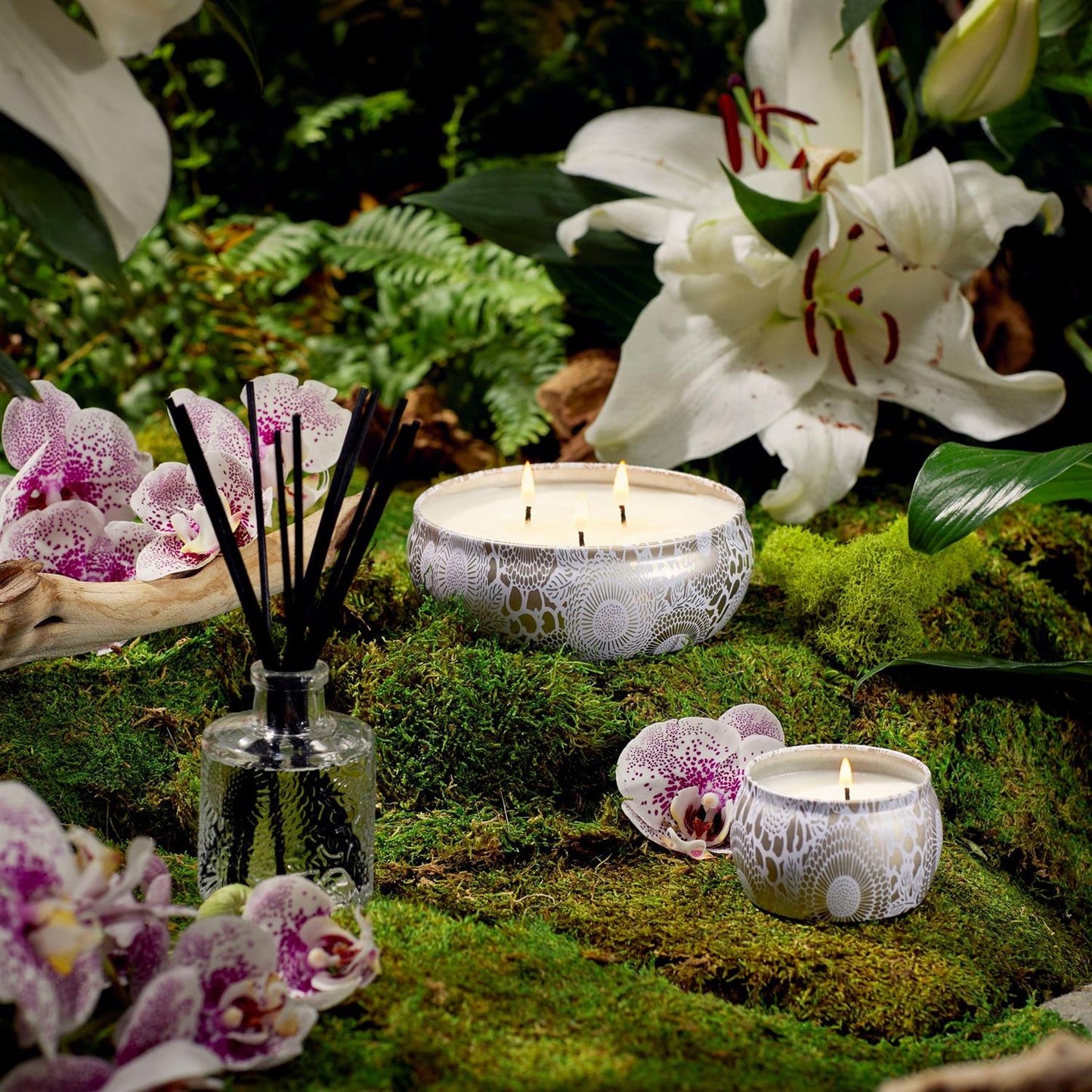 Mokara 3-Wick Tin Candle 40 Hours