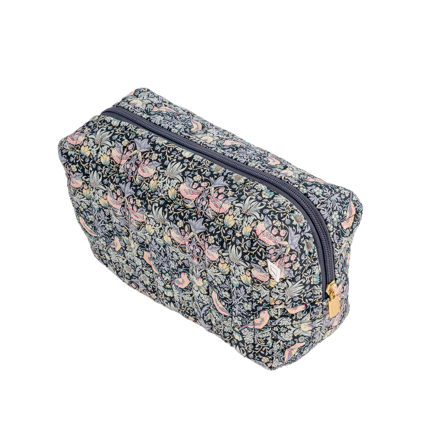 Toalettmappe Square Liberty Strawberry Thief Black