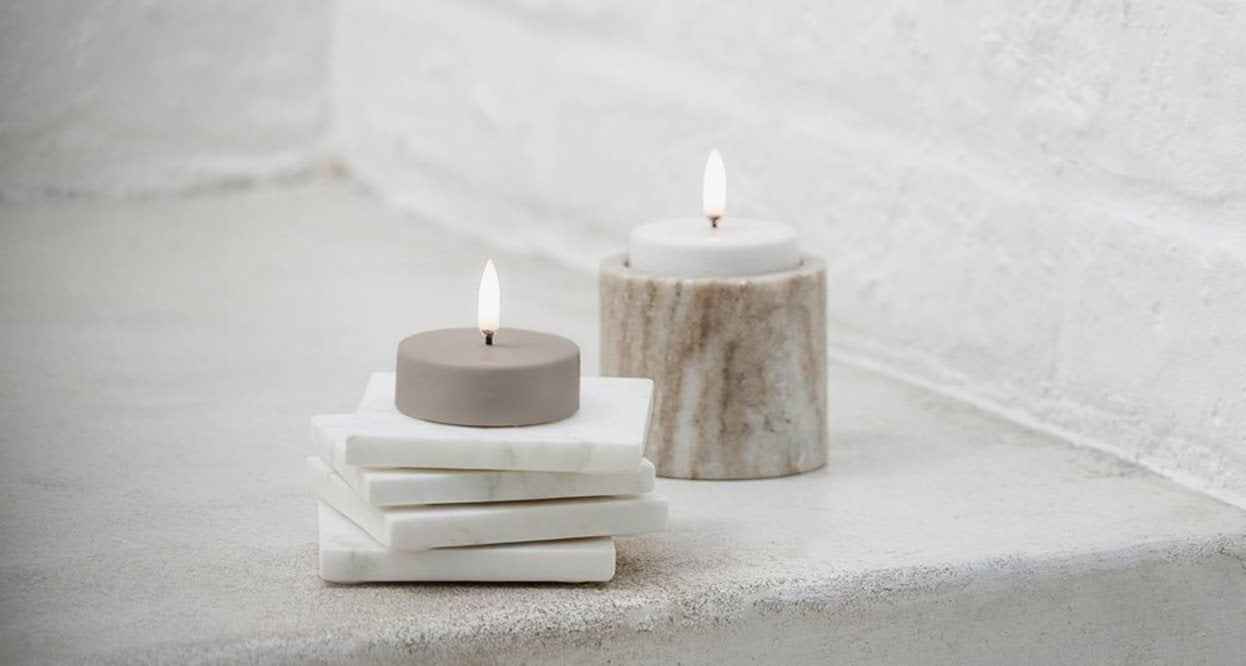 LED tealight white maxi 6.1x2.2 cm