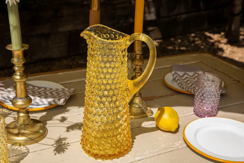 Hobnail karaffel 1L Citrine