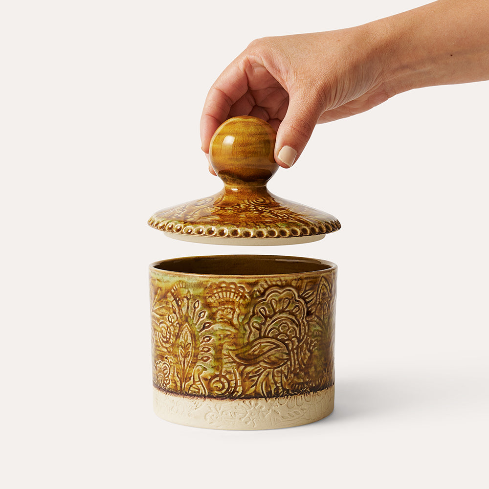 Tea Caddy Pineapple