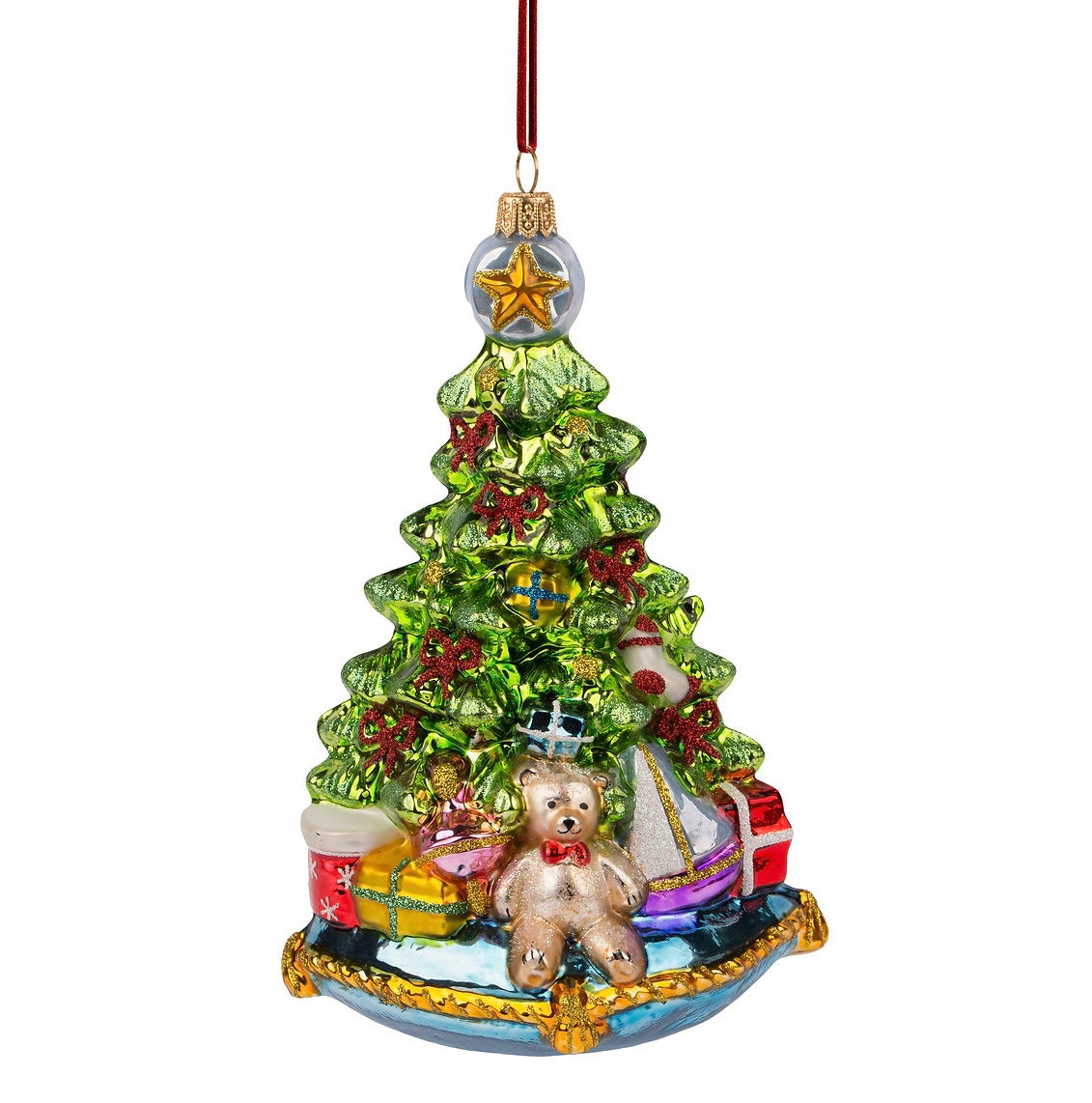 Christmas Tree on Pillow