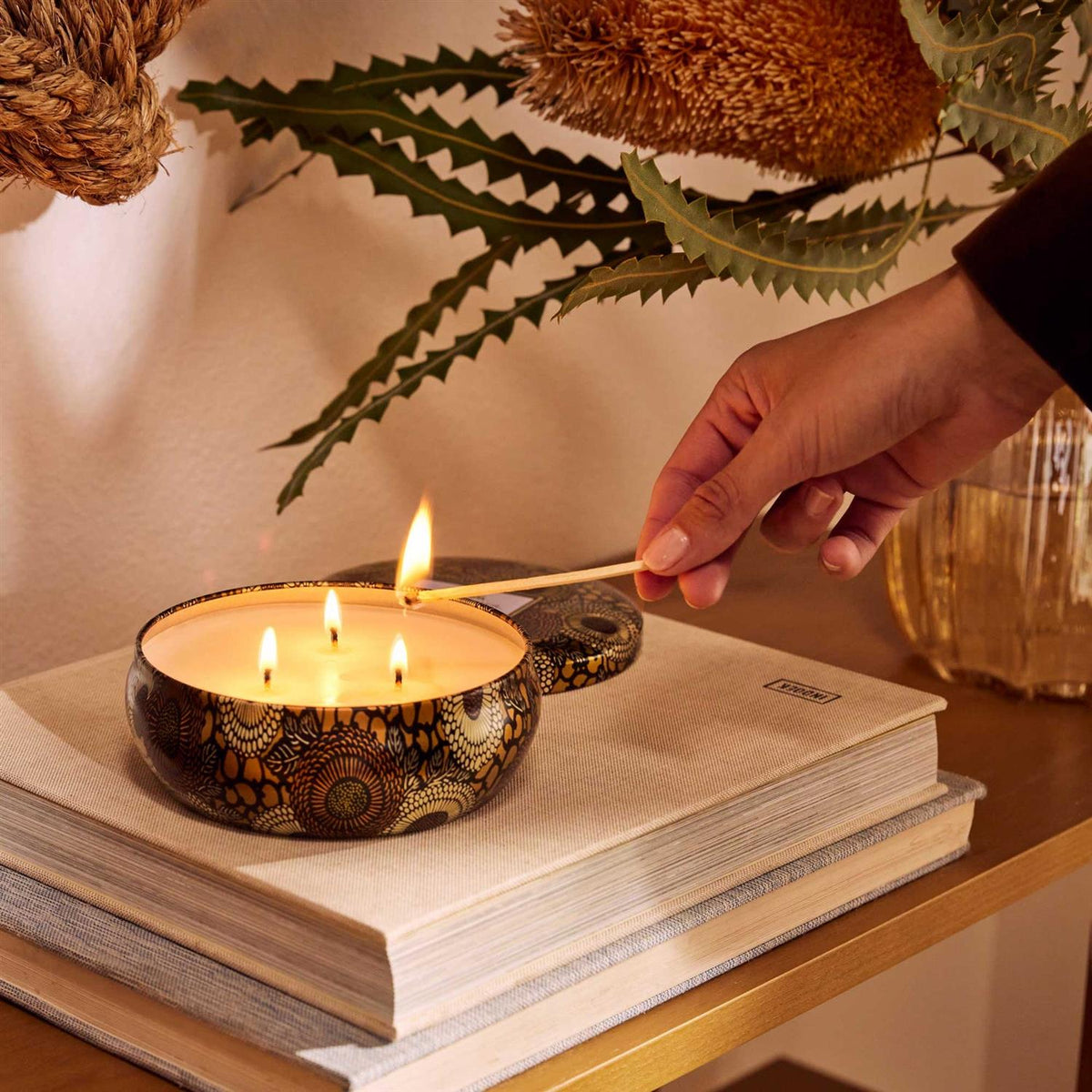 Baltic Amber 3-wick tin Candle 40 hours