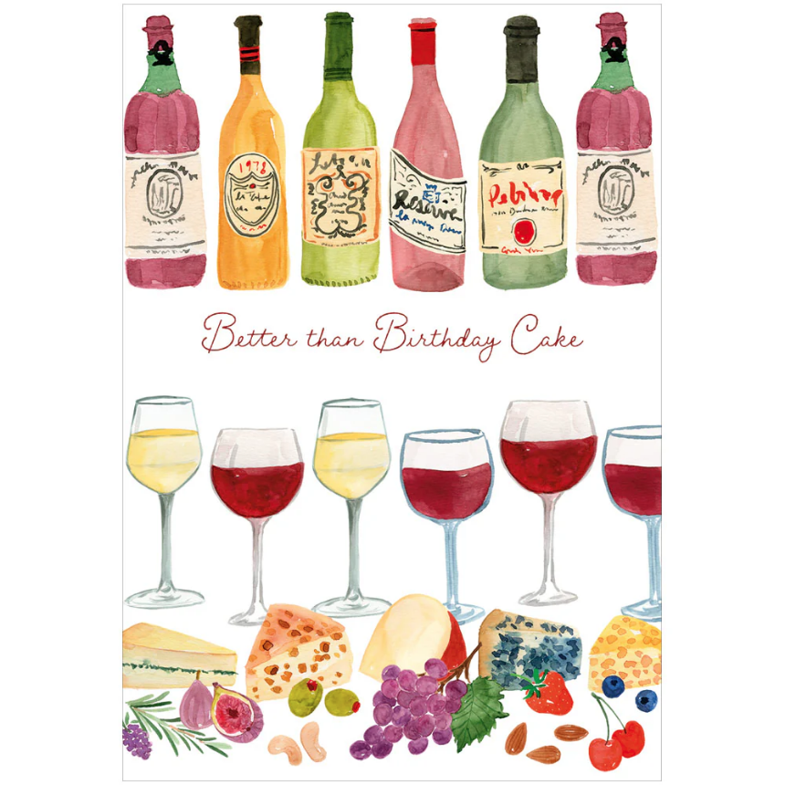 Kort m/konvolutt Wine pairings