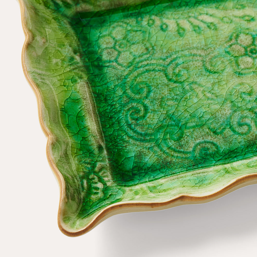 Asjett 19 x 13 cm Seaweed