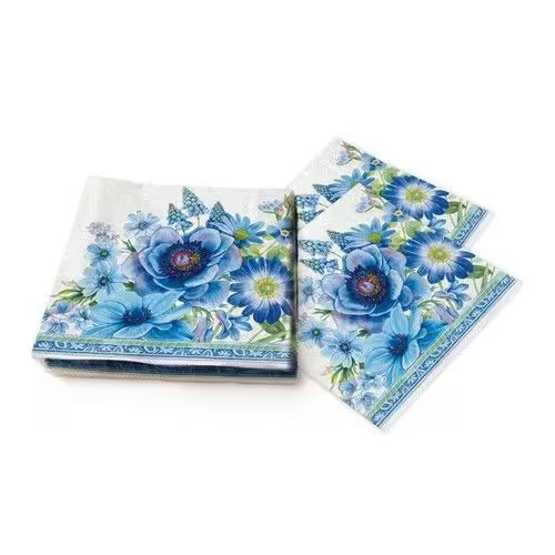 Serviett lunch Springtime blues light blue