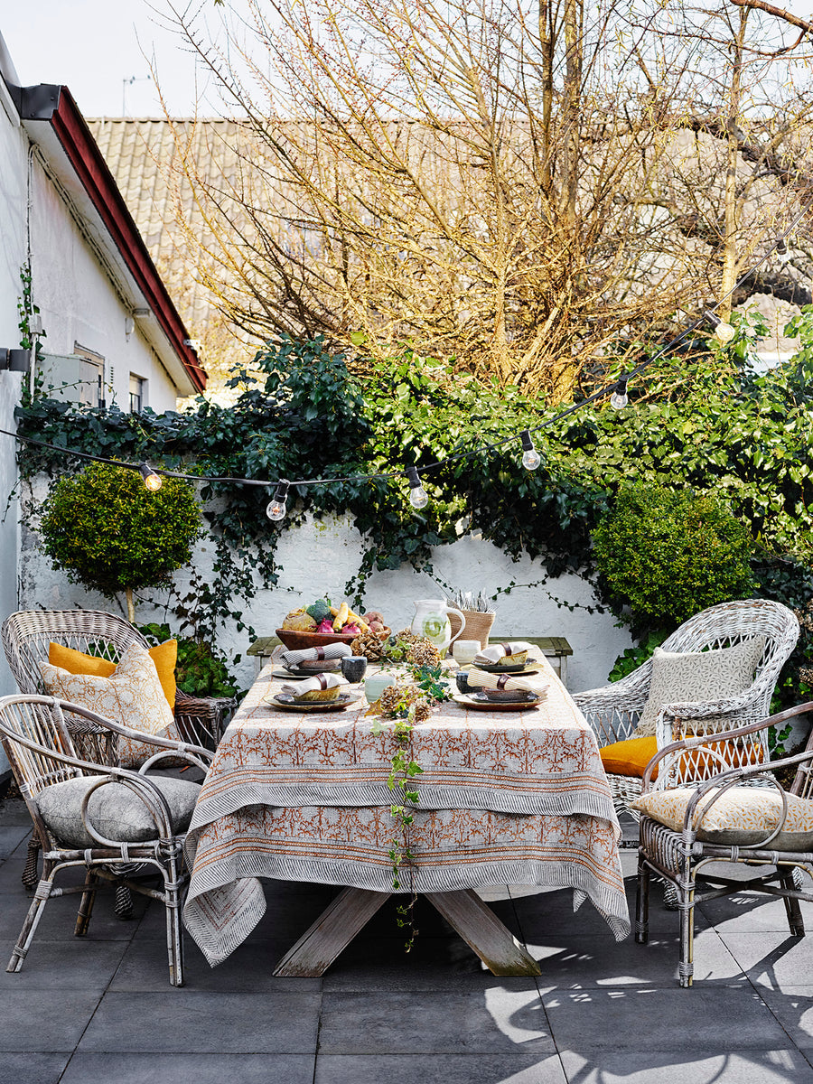Tablecloth Paradise Ochre 150x350 cm