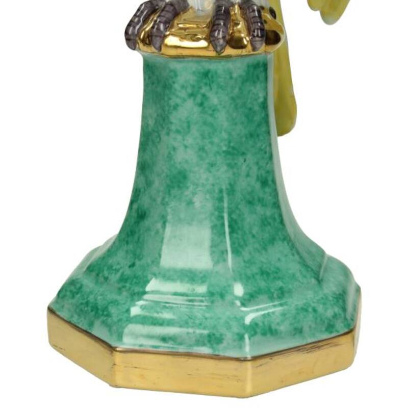 Candlestick blue cockatoo 46 cm