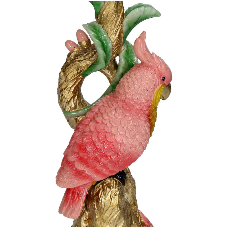Lysestake rosa papegøye