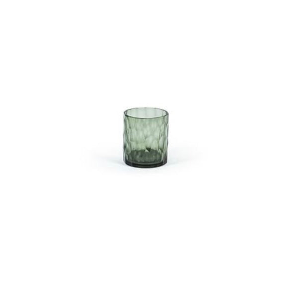 Telysholder mørk grønn 8 cm