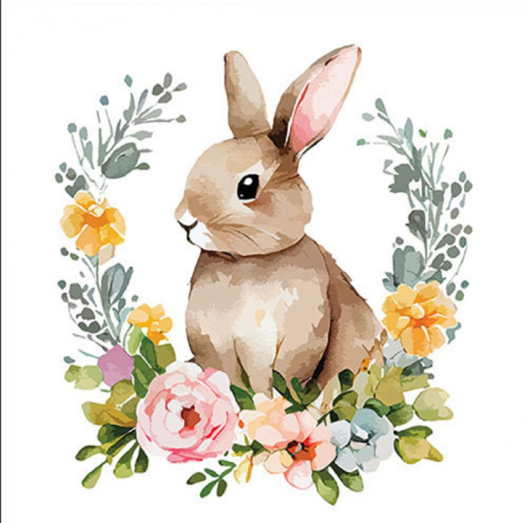 Serviett lunch Cute Easter rabbit