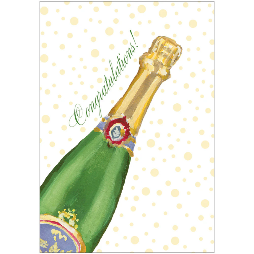 Kort m/konvolutt Champagne