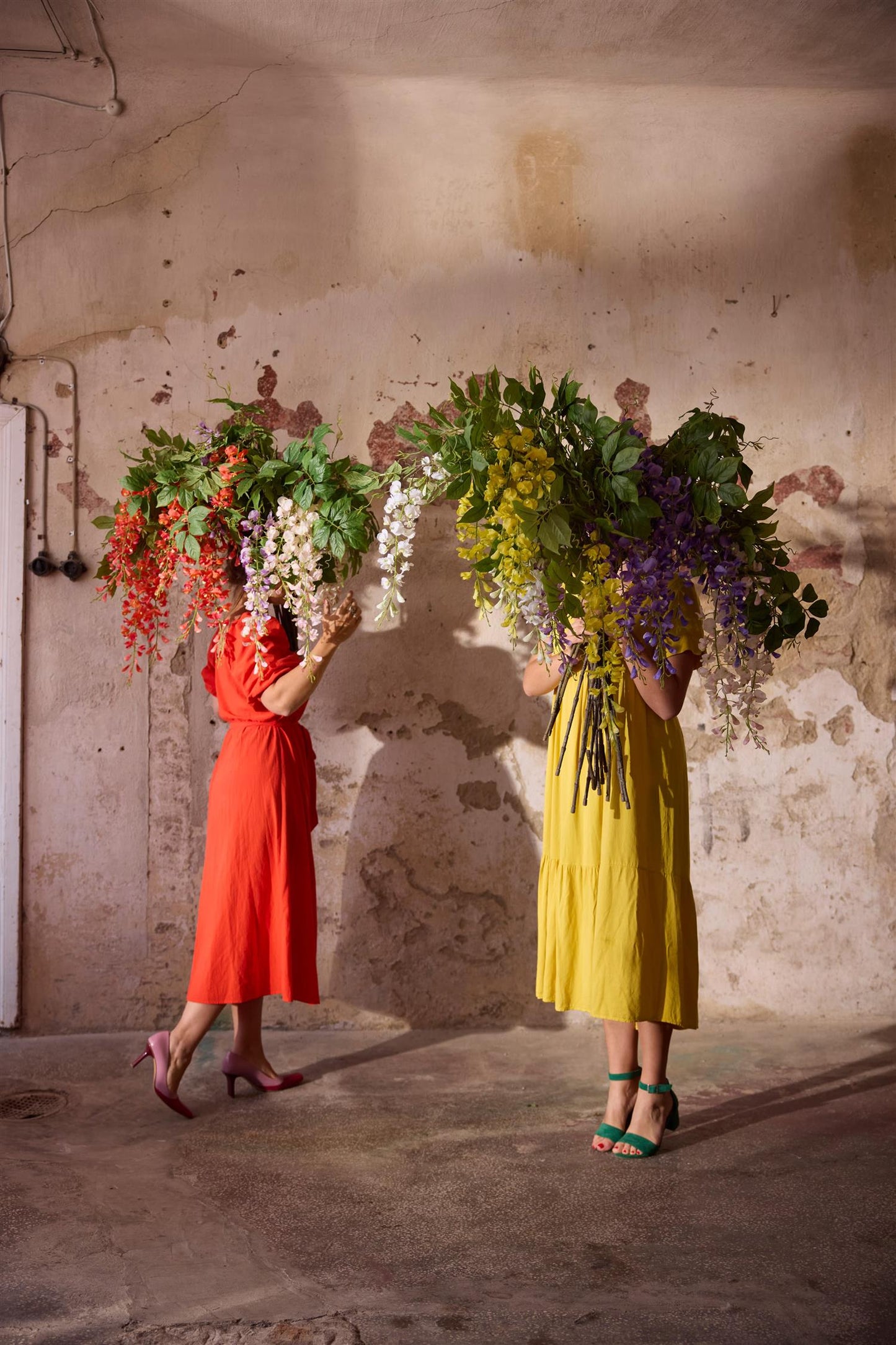 Wisteria hvit 100 cm