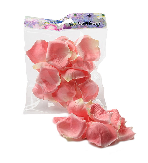 Dekor Roseblader rosa 36 stk