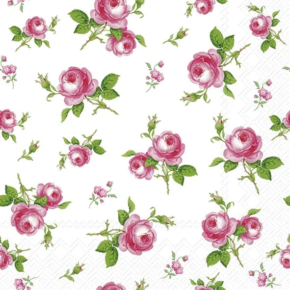 Serviett lunch gitty pink