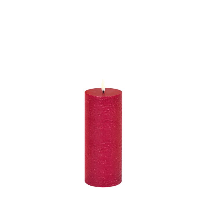 LED kubbelys Red rustic 7,8x20cm