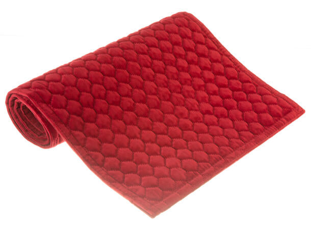 Løper Bikube julerød 33x100 cm