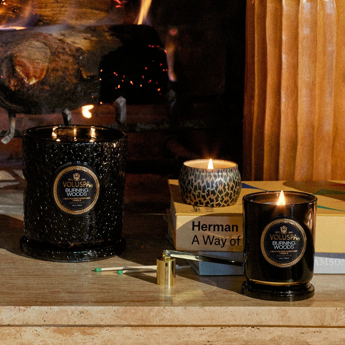 Burning Woods Mini Tin Candle 25 Timer
