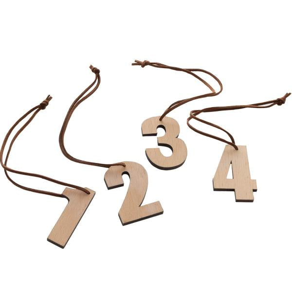 Advent Calendar Numbers 1-2-3-4 Natural