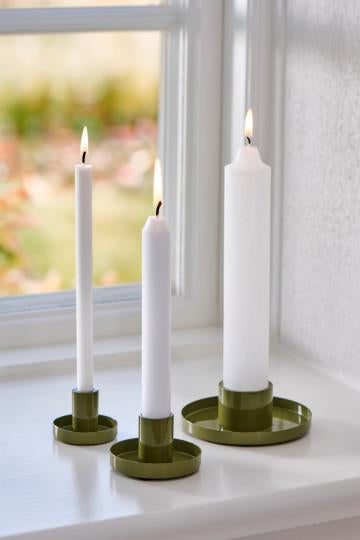 Candle stick white 3.8x23 cm