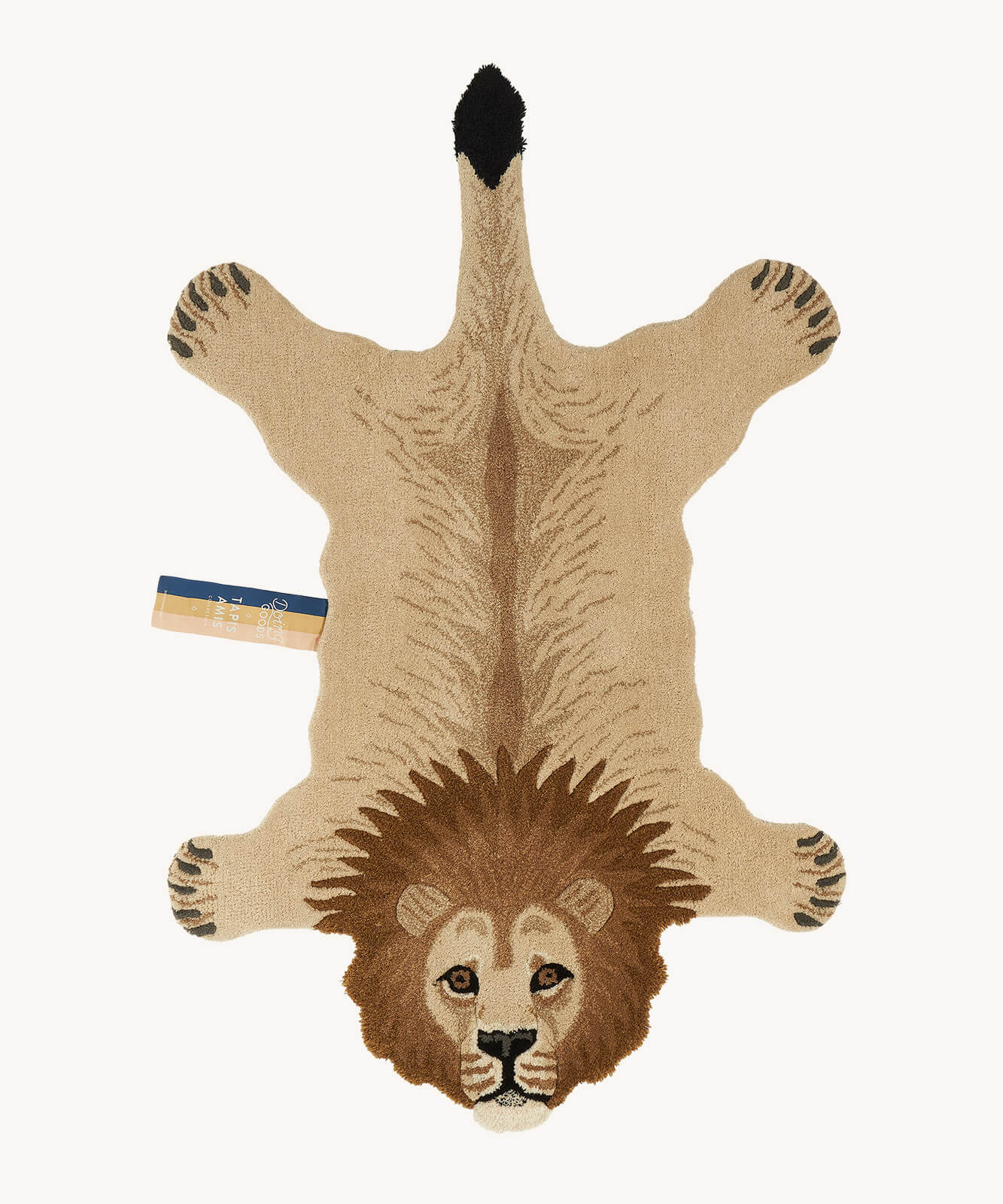 Moody Lion rug large