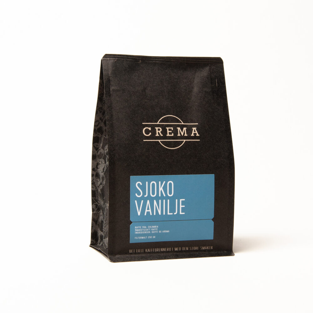 Sjoko vanilje kaffe Filtermalt 250 gram