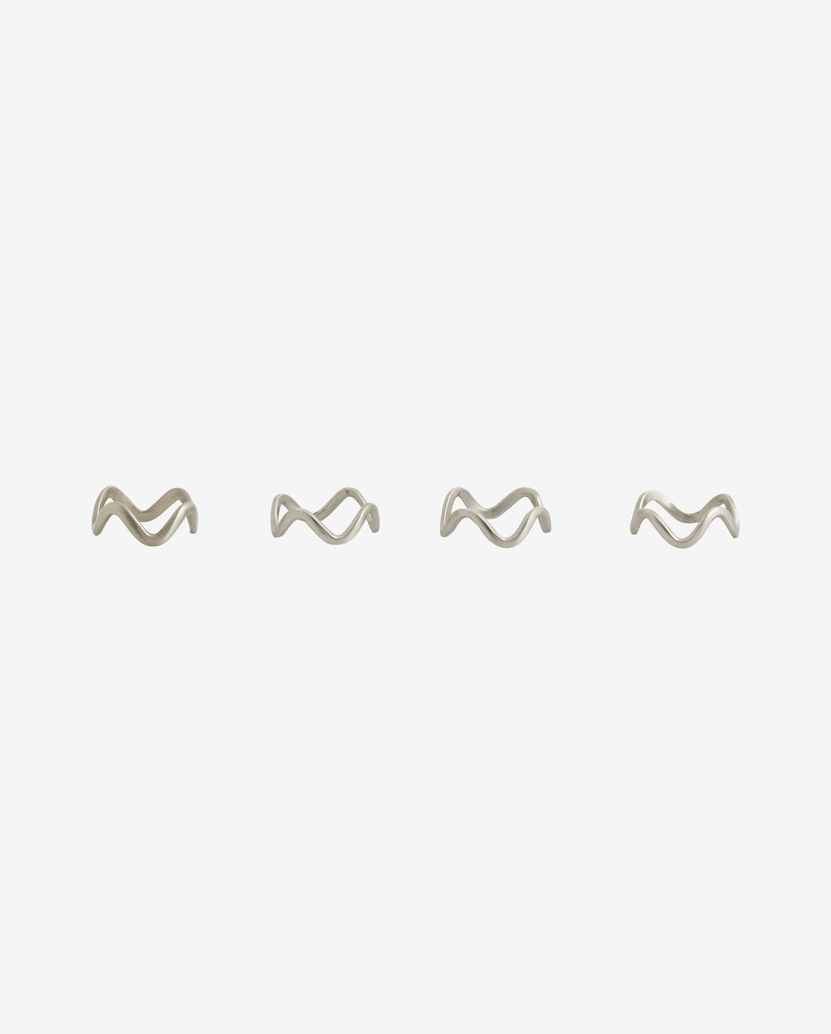 Skye napkin ring brushed silver