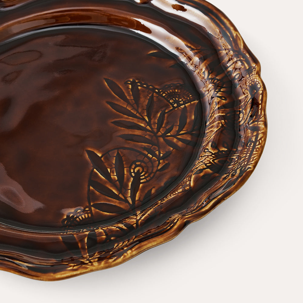 Tallerken 28 cm Coffee