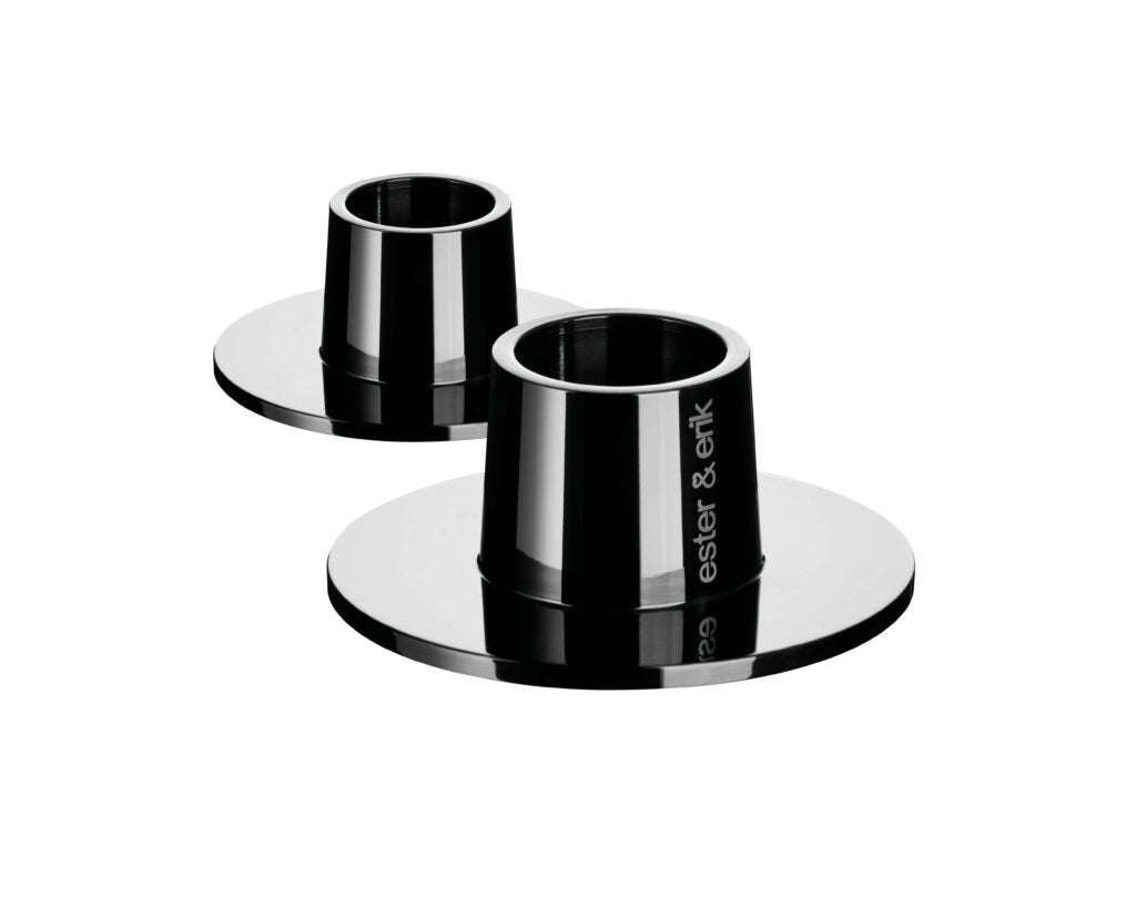 Lysestake Blank Sort enkel