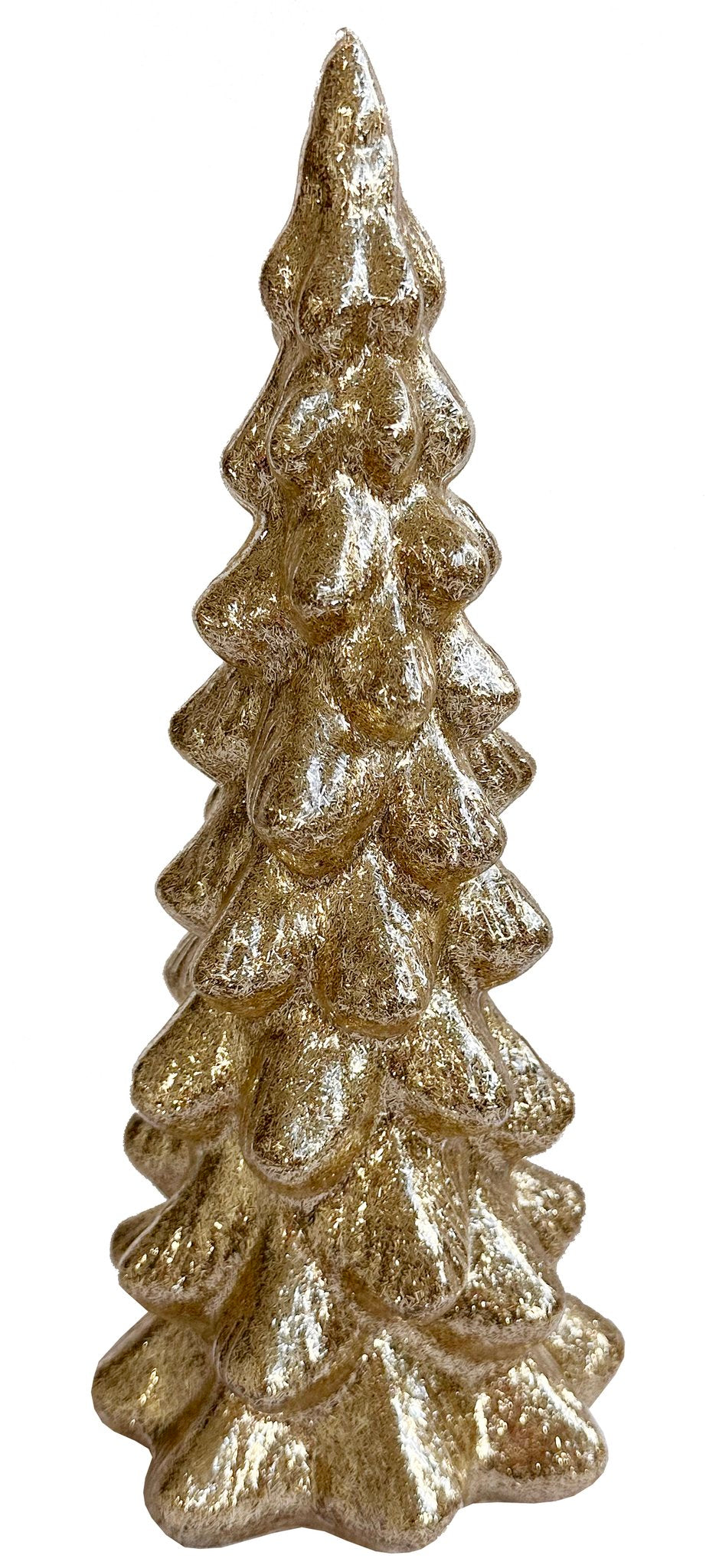 Juletre gull m/glitter 30 cm