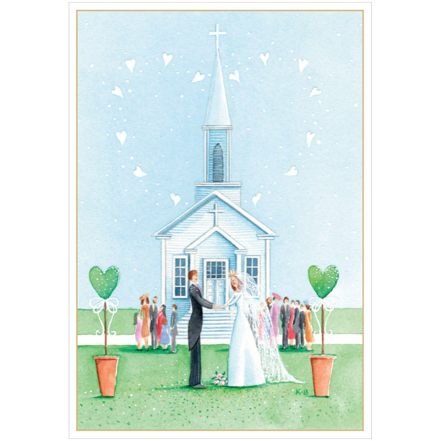 Kort m/konvolutt Going to the chapel