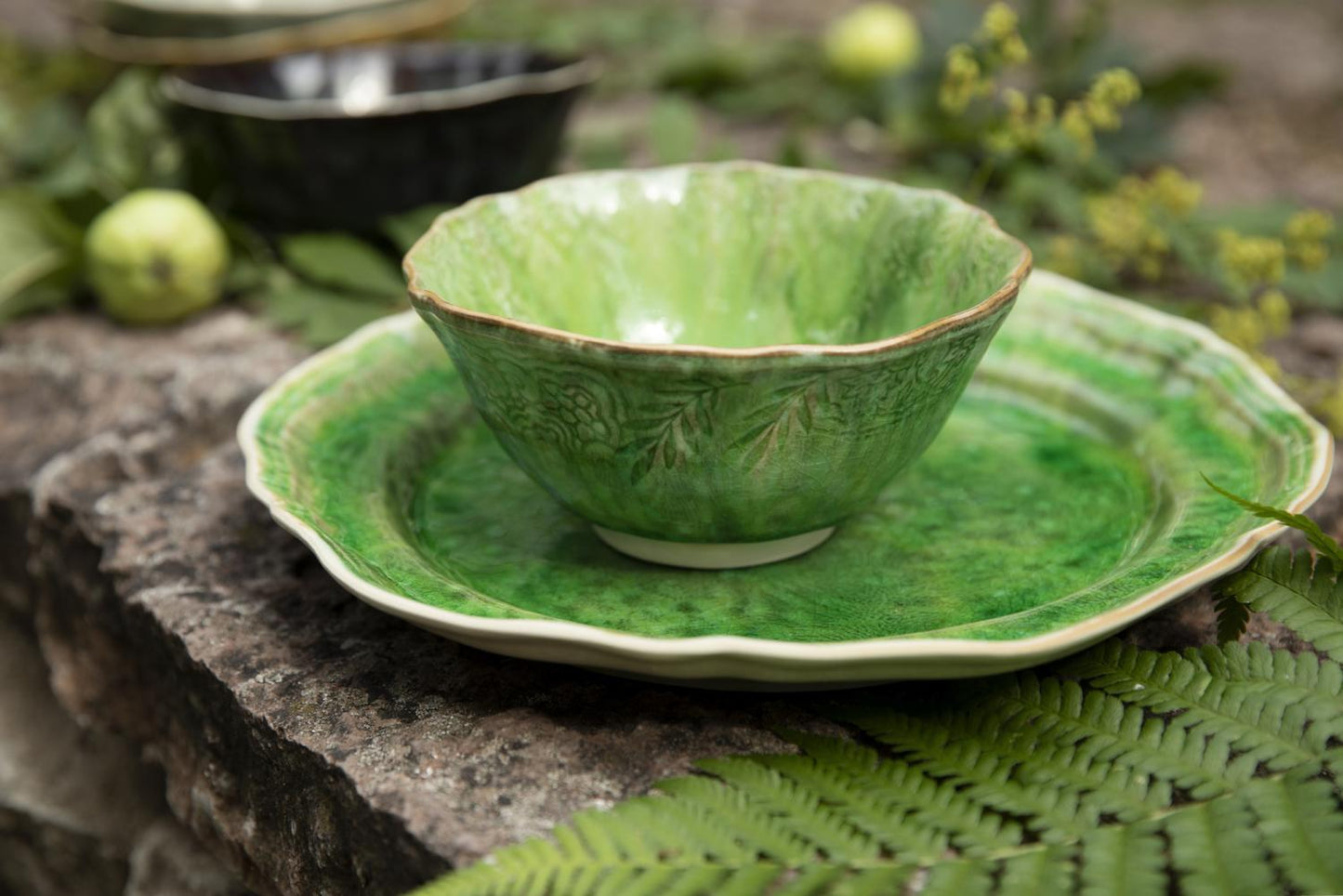 Soup bowl 15x8 cm Seaweed