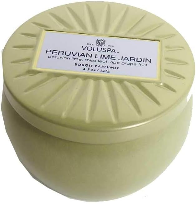 Duftlys Peruvian Lime Jardin Mini Tin Candle 25 Timer