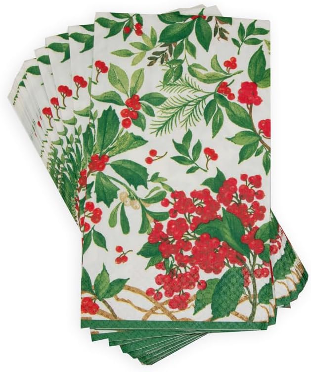 Serviett buffét Holly Chintz White