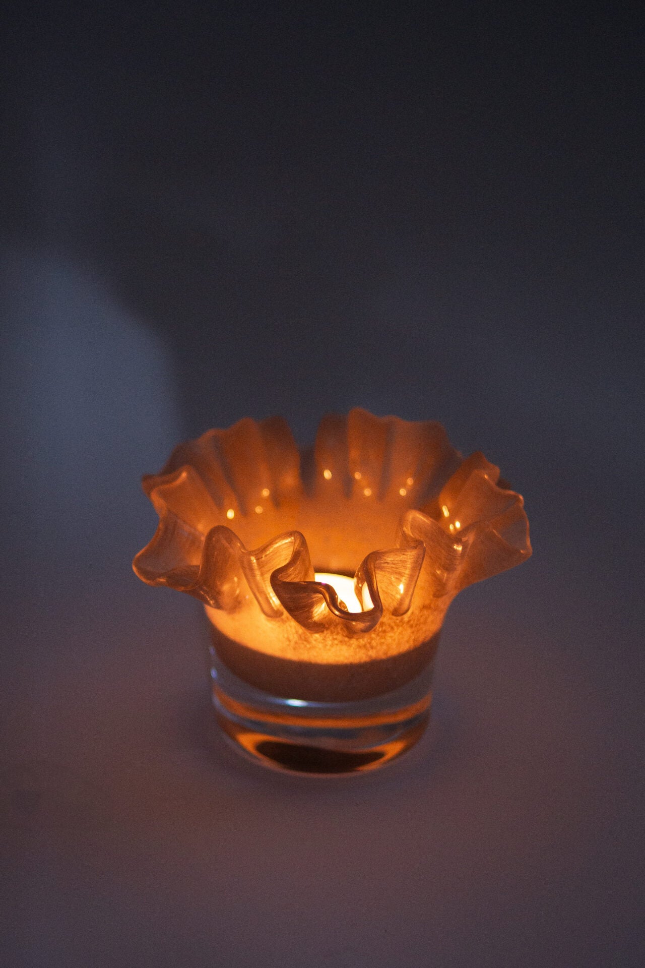 Loa telysholder beige 14 cm