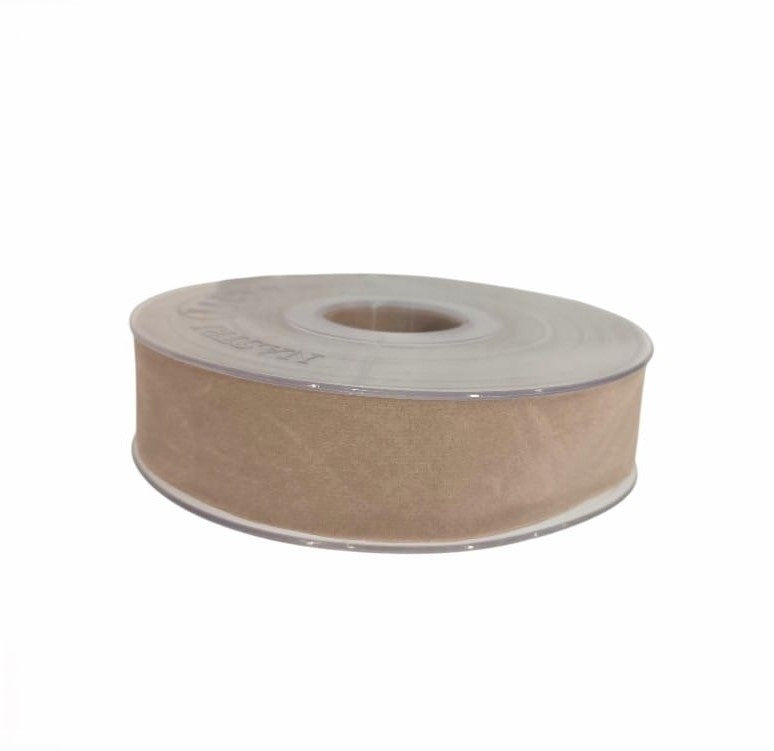 Dekorbånd velour Dove Grey 25 mm