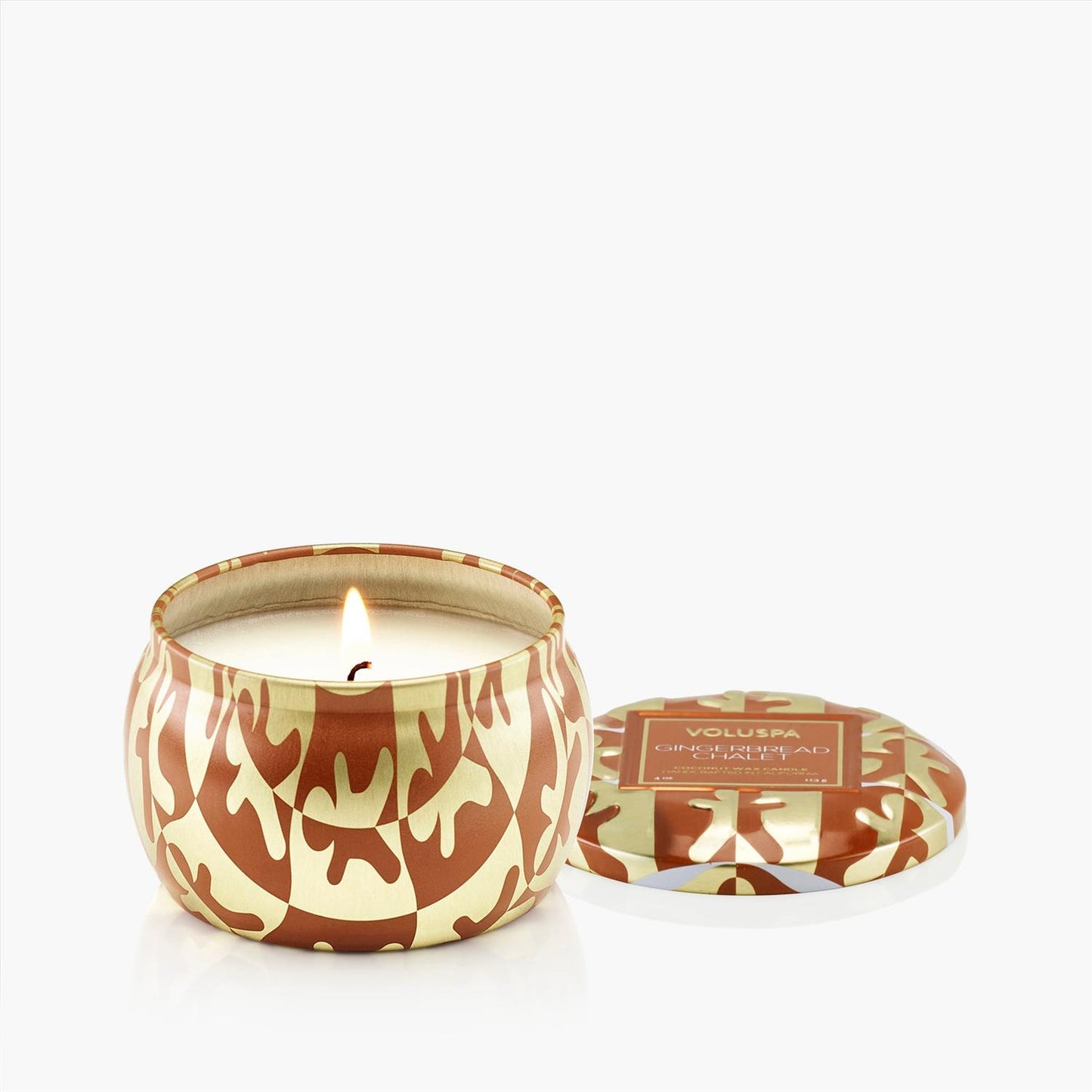Gingerbread Chalet Mini Tin Candle 25 Timer